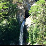 Discesa del terzo salto delle cascate Maisano