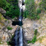 Verticali in sequenza delle cascate Maisano
