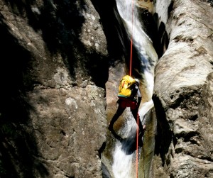 Canyoning sul torrente Nessi
