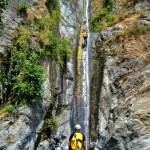 discesa dalla cascata più alta del San Pasquale